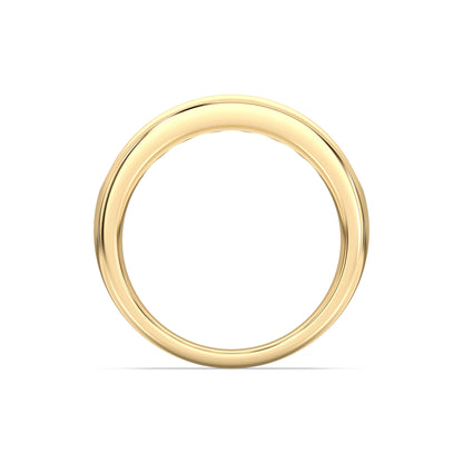 MENS 7STONE WEDDING BAND