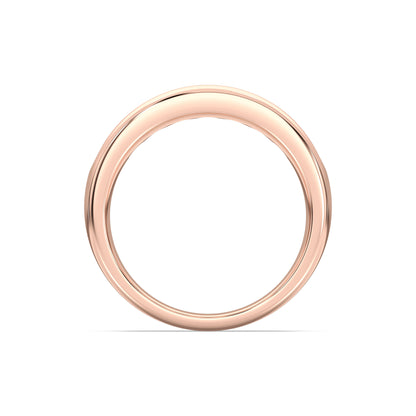 MENS 7STONE WEDDING BAND
