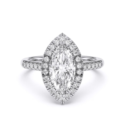 MARQUISE  FLUSH SET HALO