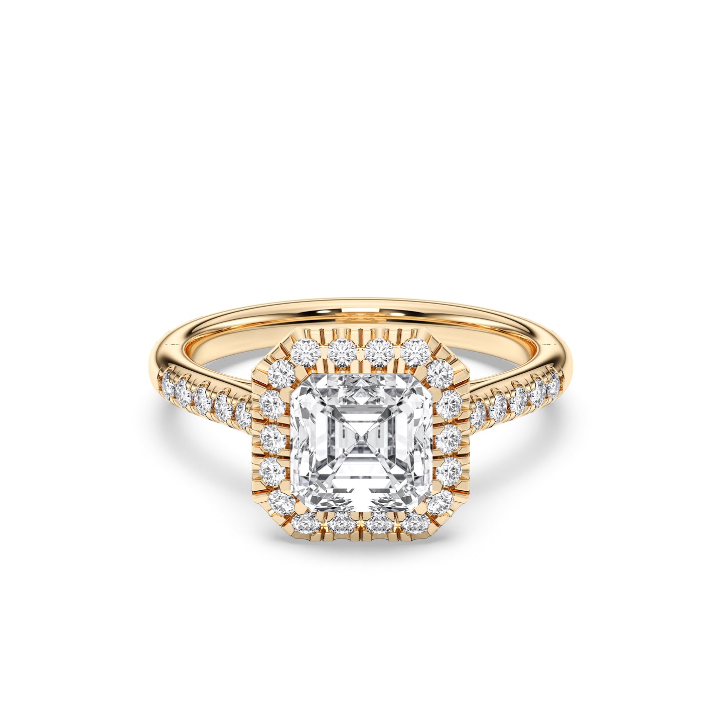 SQ.EMERALD FLUSH SET HALO