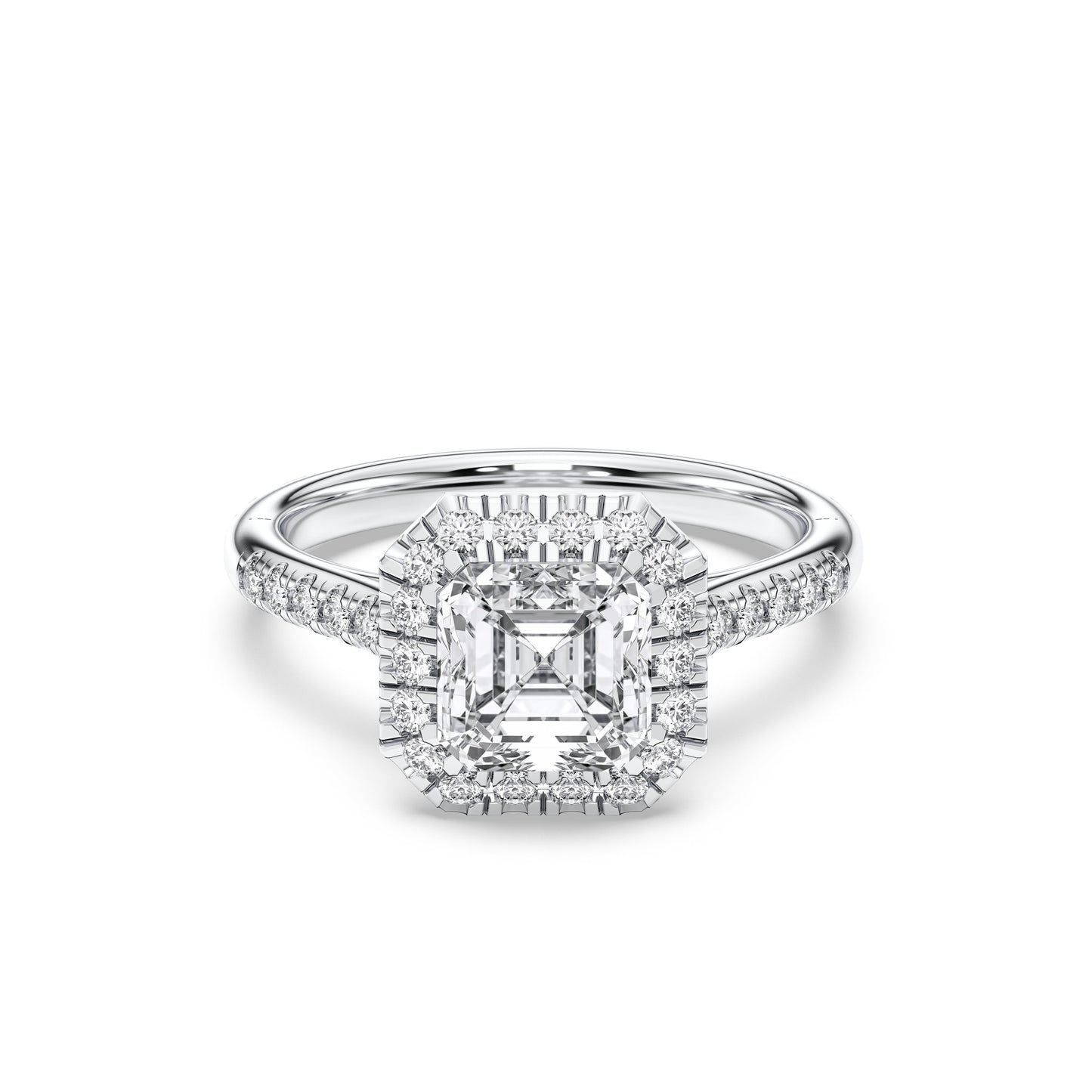 SQ.EMERALD FLUSH SET HALO