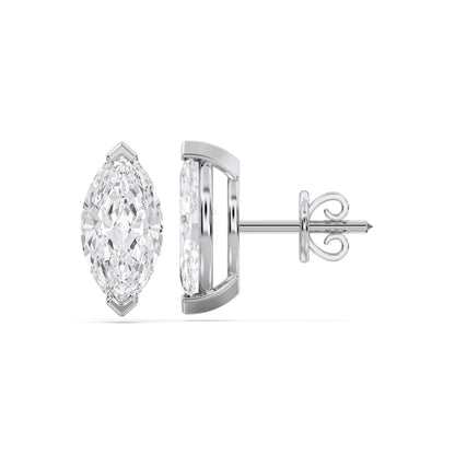 MARQUISE  V PRONG STUDS