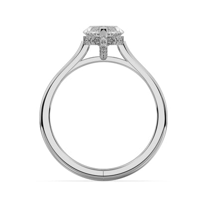 MARQUISE HIDDEN HALO RING
