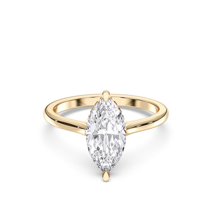 MARQUISE HIDDEN HALO RING