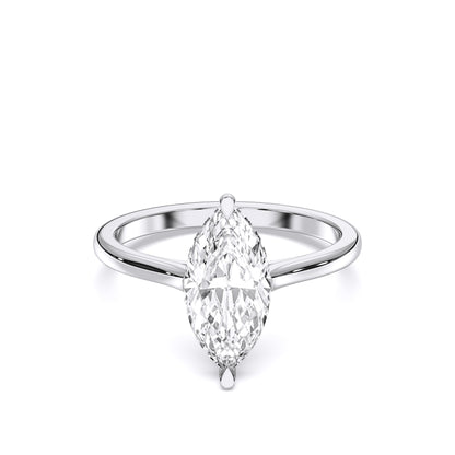 MARQUISE HIDDEN HALO RING