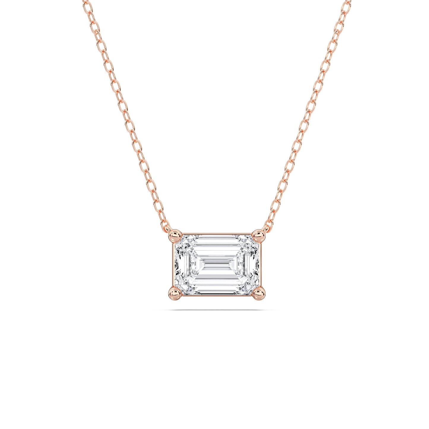 EMERALD SOLITAIRE PENDANT