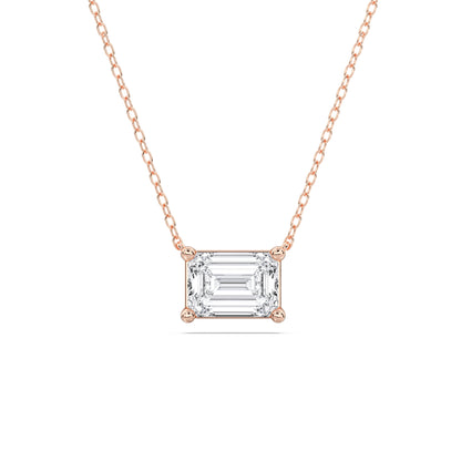 EMERALD SOLITAIRE PENDANT
