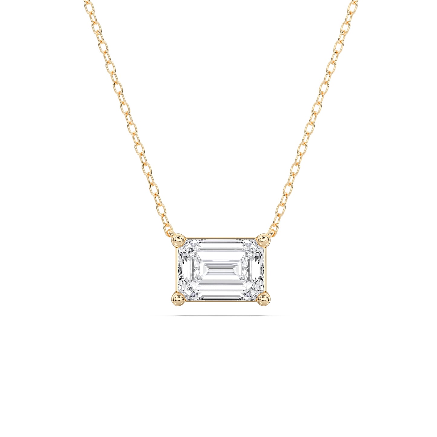 EMERALD SOLITAIRE PENDANT
