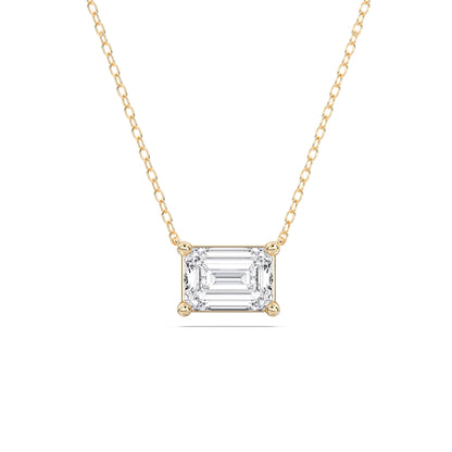 EMERALD SOLITAIRE PENDANT