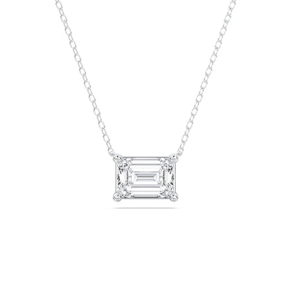 EMERALD SOLITAIRE PENDANT