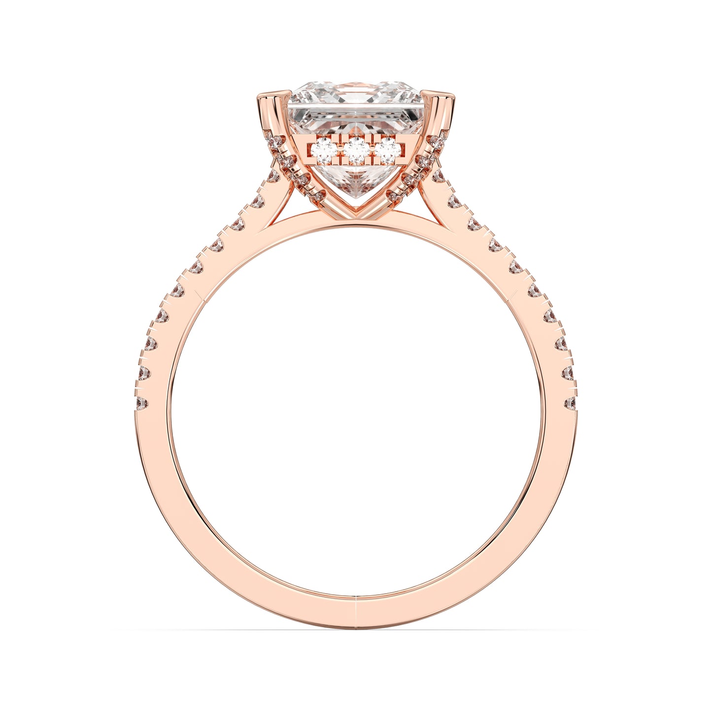 PRINCESS HIDDEN HALO RING
