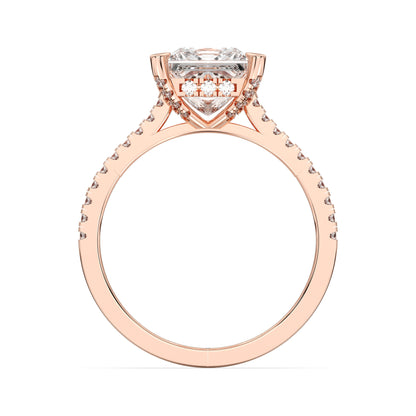 PRINCESS HIDDEN HALO RING