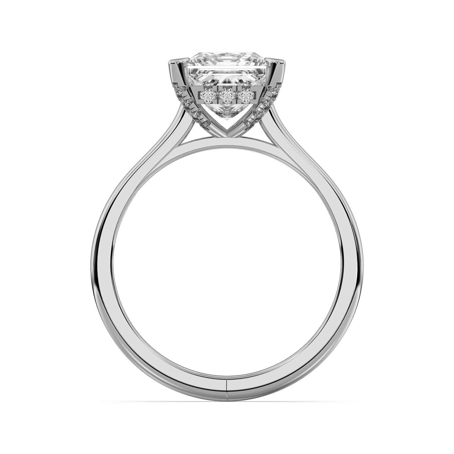PRINCESS HIDDEN HALO RING