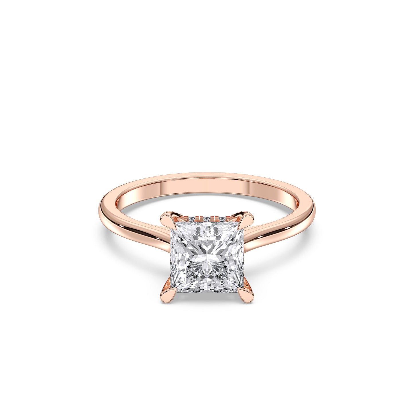 PRINCESS HIDDEN HALO RING