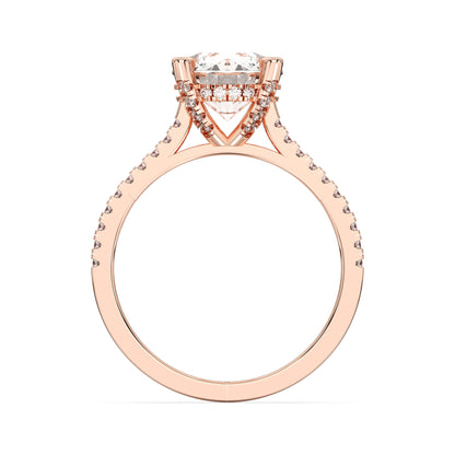 ROUND HIDDEN HALO RING