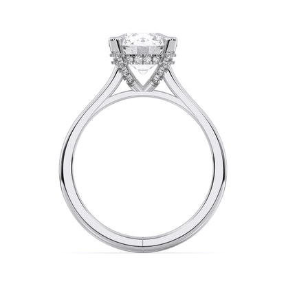ROUND HIDDEN HALO RING