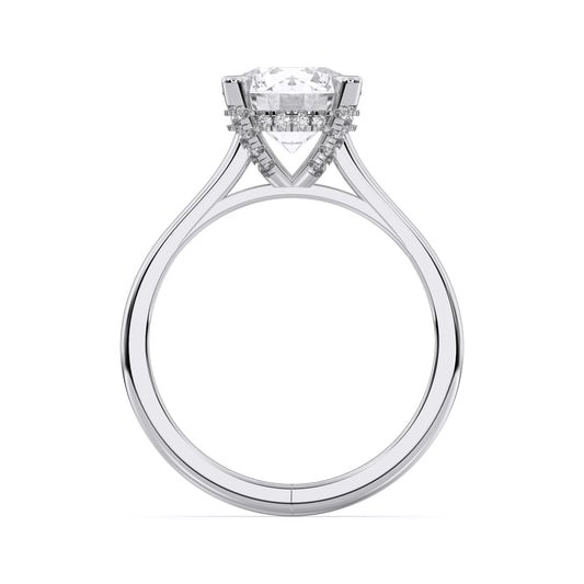 ROUND HIDDEN HALO RING