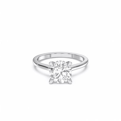 ROUND HIDDEN HALO RING