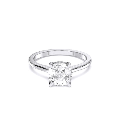 SQ.CUSHION HIDDEN HALO RING