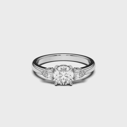RD/PS 3 STONES RING