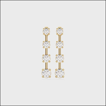 GRADUATING DROPS EARRINGS