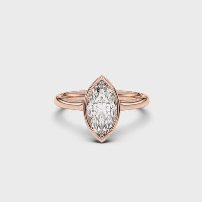MARQUISE BEZEL SOLITAIRE RING