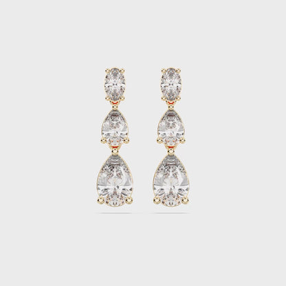 GRADUATING TEAR DROPS EARRINGS