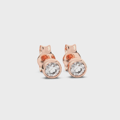 ROUND BEZEL STUDS