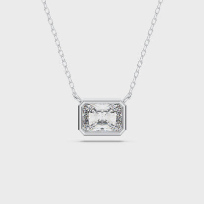 RADIANT BEZEL SOLITAIRE PENDANT