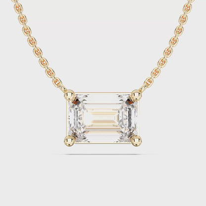 EMERALD SOLITAIRE PENDANT