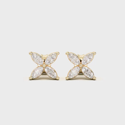 MQ CLUSTER EARRINGS