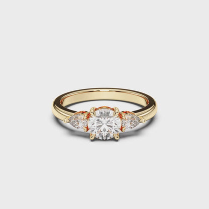RD/PS 3 STONES RING
