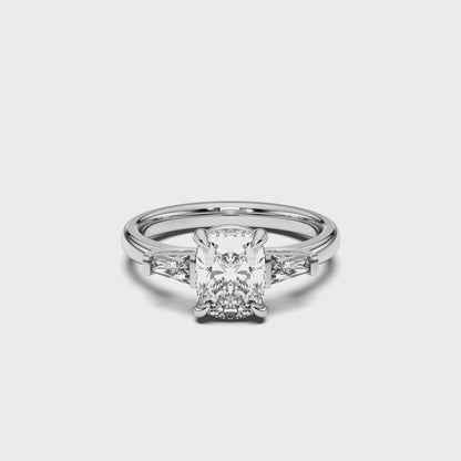 EL.CU/TB 3 STONES RING