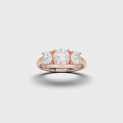 ROUND 3 STONES RING