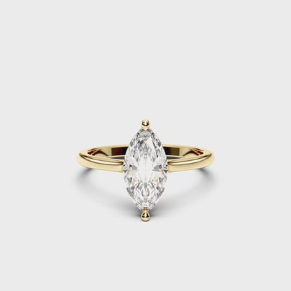 MARQUISE HIDDEN HALO RING