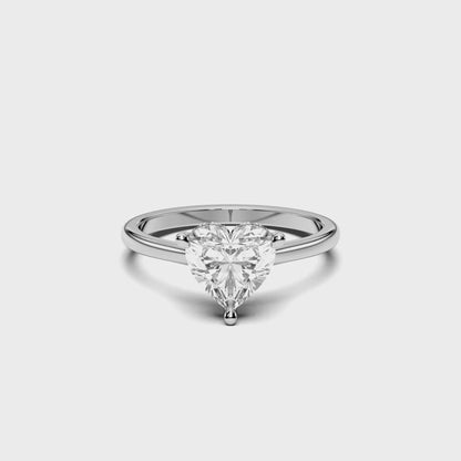 HEART HIDDEN HALO RING