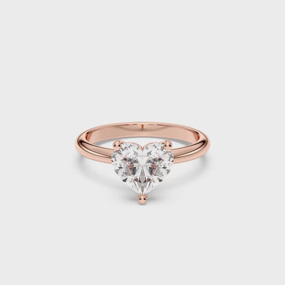 HEART SOLITAIRE RING