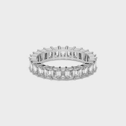 EMERALD ETERNITY RING