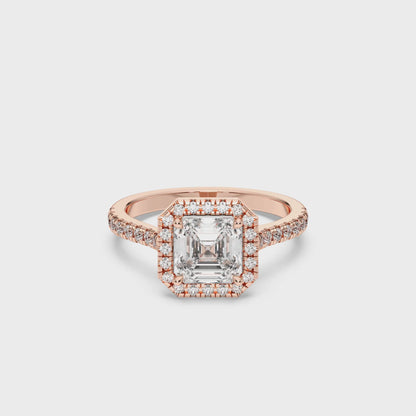 SQ.EMERALD FLUSH SET HALO