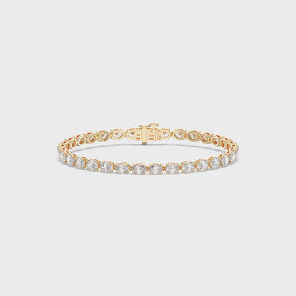 OVAL TENNIS BRACELET (E-W)
