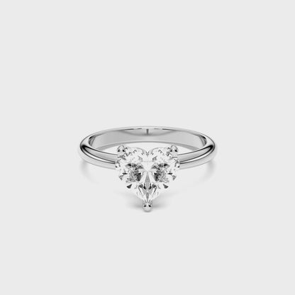 HEART SOLITAIRE RING