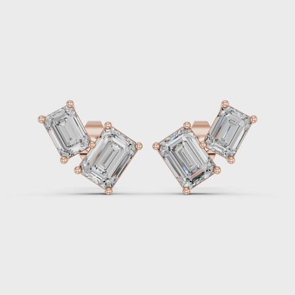 EM 2 STONE FANCY EARRING