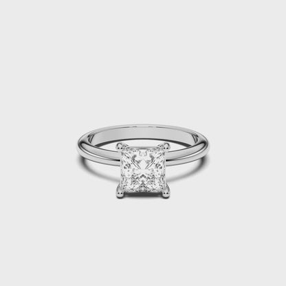 PRINCESS  SOLITAIRE RING