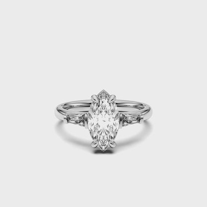 MQ/TB 3 STONES RING
