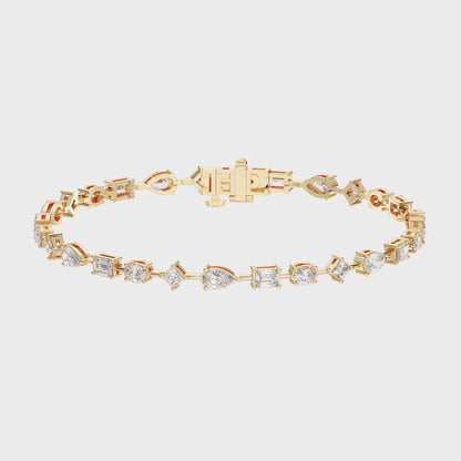 MULTISHAPE TENNIS BRACELATE