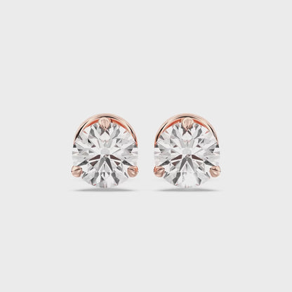 ROUND 3PRONG MARTINI STUDS