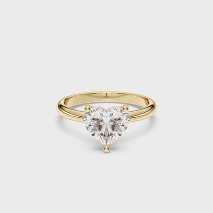 HEART SOLITAIRE RING