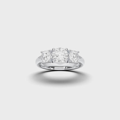 ROUND 3 STONES RING
