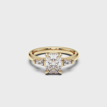EL.CU/TB 3 STONES RING