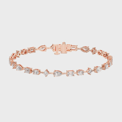 MULTISHAPE TENNIS BRACELATE